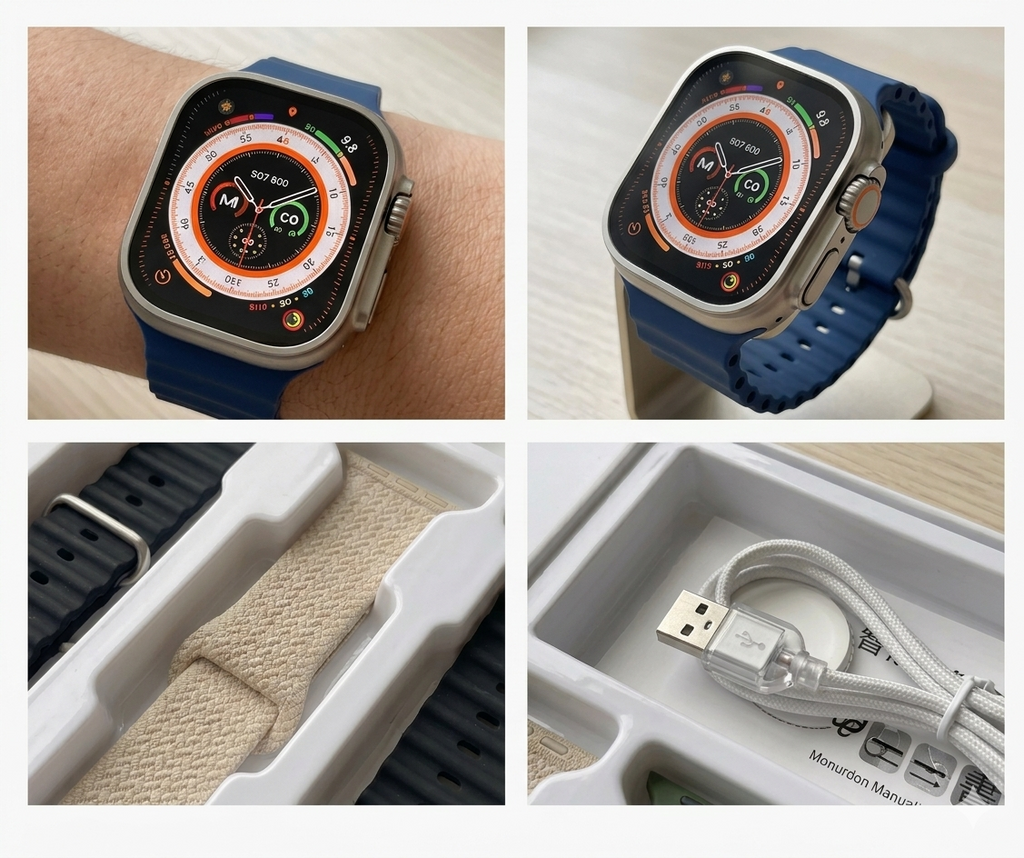 Smartwatch V55 Ultra Infinity + 7 Correas Diferentes- Tecnología Total en tu Muñeca