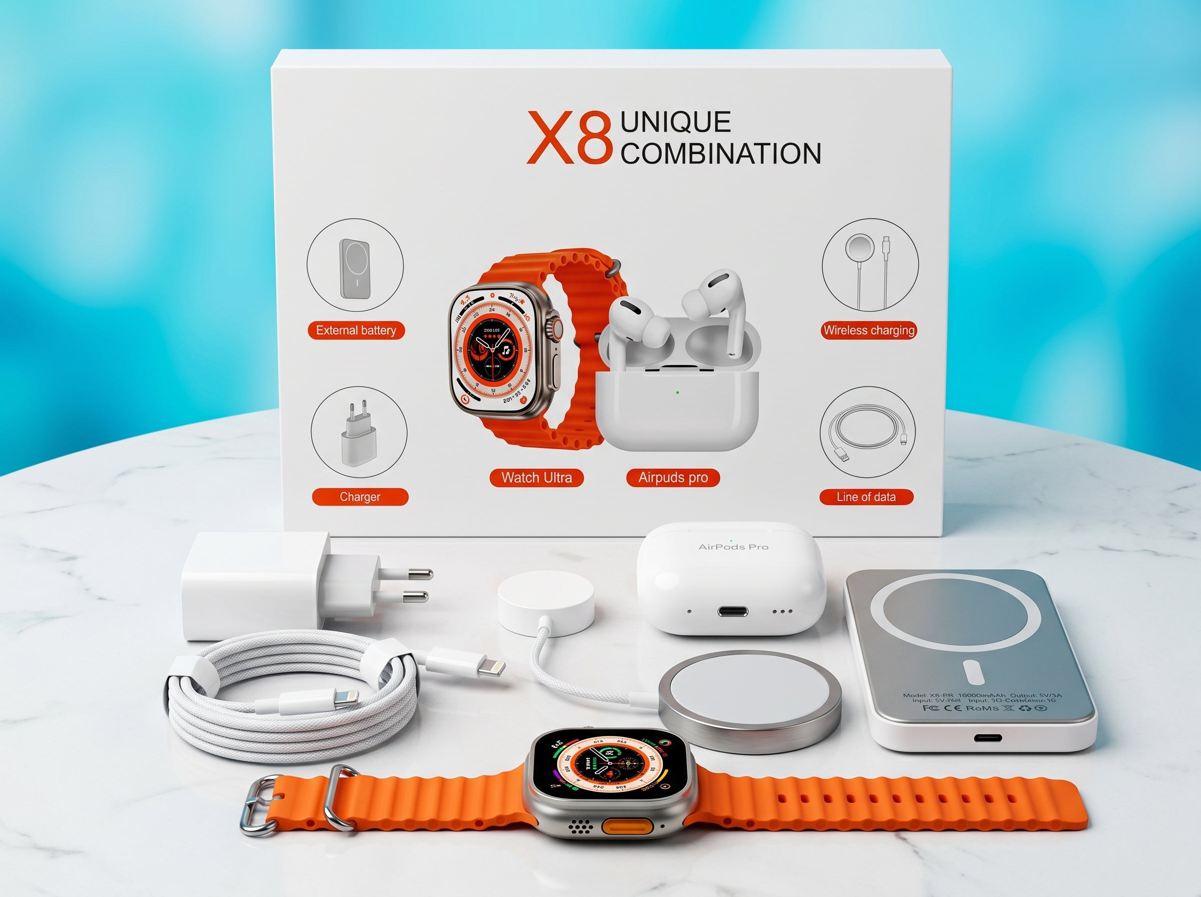 Smartwatch X8 Unique Combination – La Versatilidad en tu Muñeca