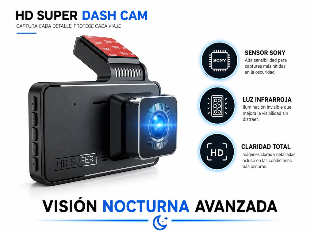 HD SUPER DASH CAM: Tu Testigo Inteligente en Cada Kilómetro
